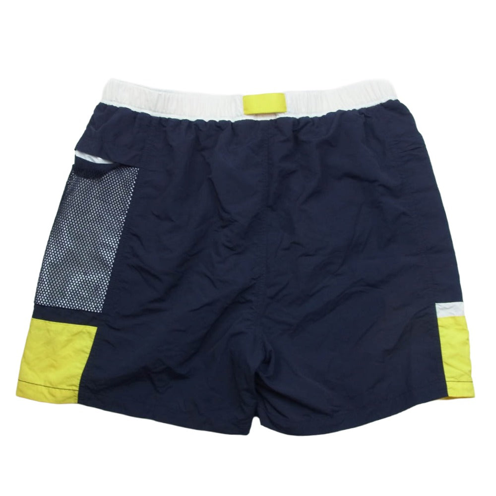 KITH キス x Tommy Hilfiger トミーヒルフィガー Solid Swim Trunk スイムショーツ ショートパンツ ネイビー系 L【中古】