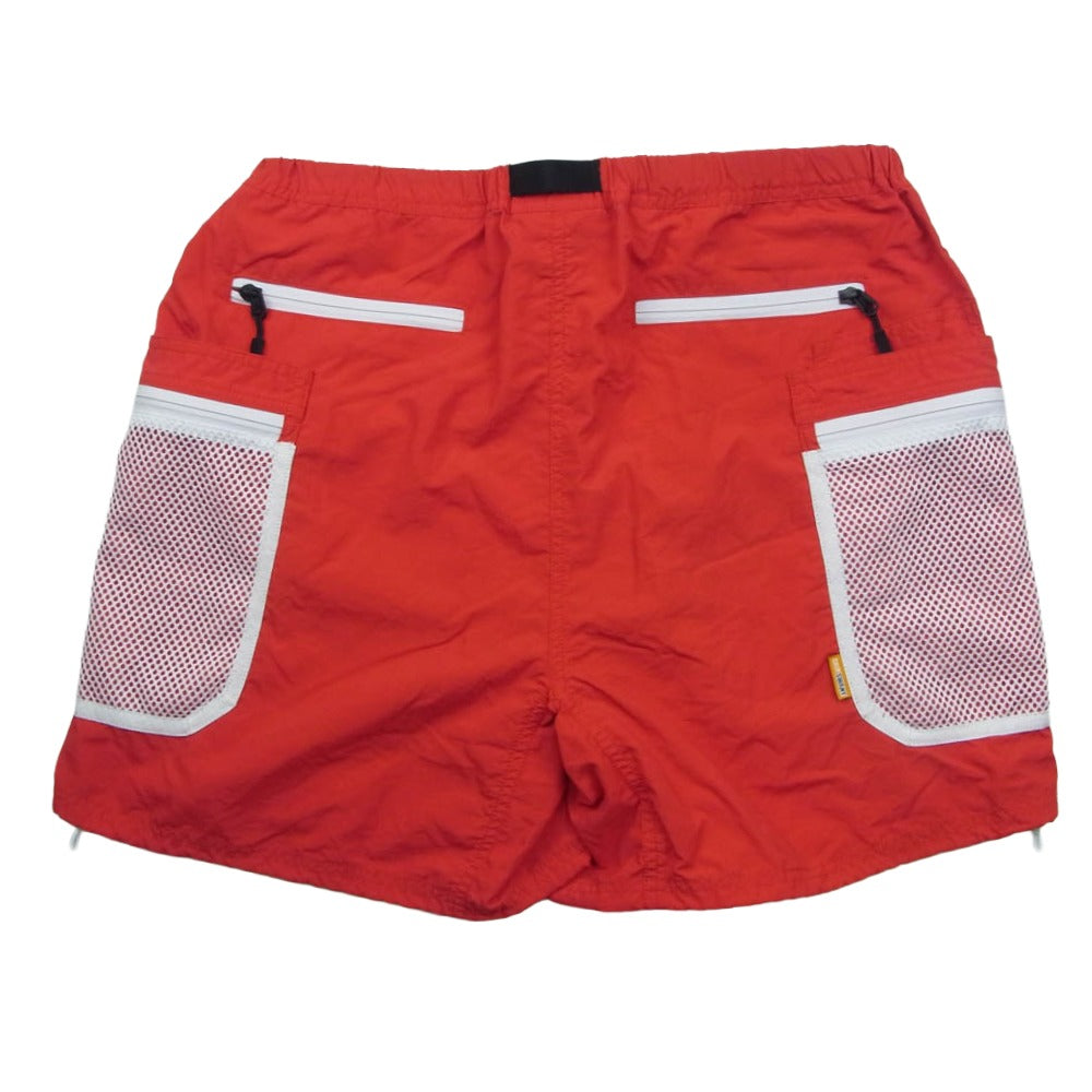 STABRIDGE スタブリッジ GSTB-003 x GRIP SWANY グリップスワニー INNER CITY EXPLORER SHORTS インナーシティ エクスプローラー ショーツ ショートパンツ レッド レッド系 M【美品】【中古】
