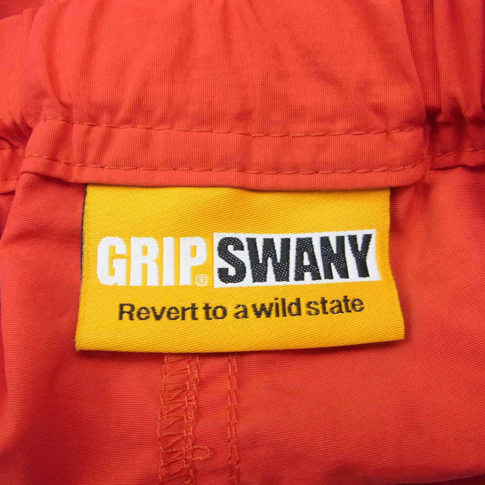 STABRIDGE スタブリッジ GSTB-003 x GRIP SWANY グリップスワニー INNER CITY EXPLORER SHORTS インナーシティ エクスプローラー ショーツ ショートパンツ レッド レッド系 M【美品】【中古】