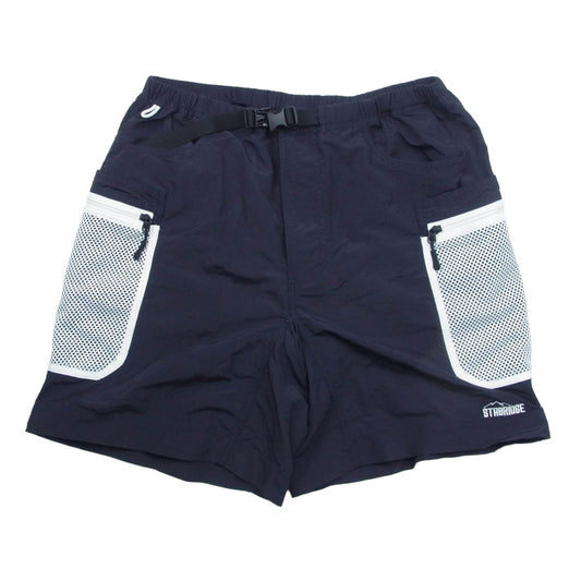 STABRIDGE スタブリッジ GSTB-006 x GRIP SWANY グリップスワニー INNER CITY EXPLORER SHORTS インナーシティ エクスプローラー ショーツ ショートパンツ ネイビー系 M【中古】