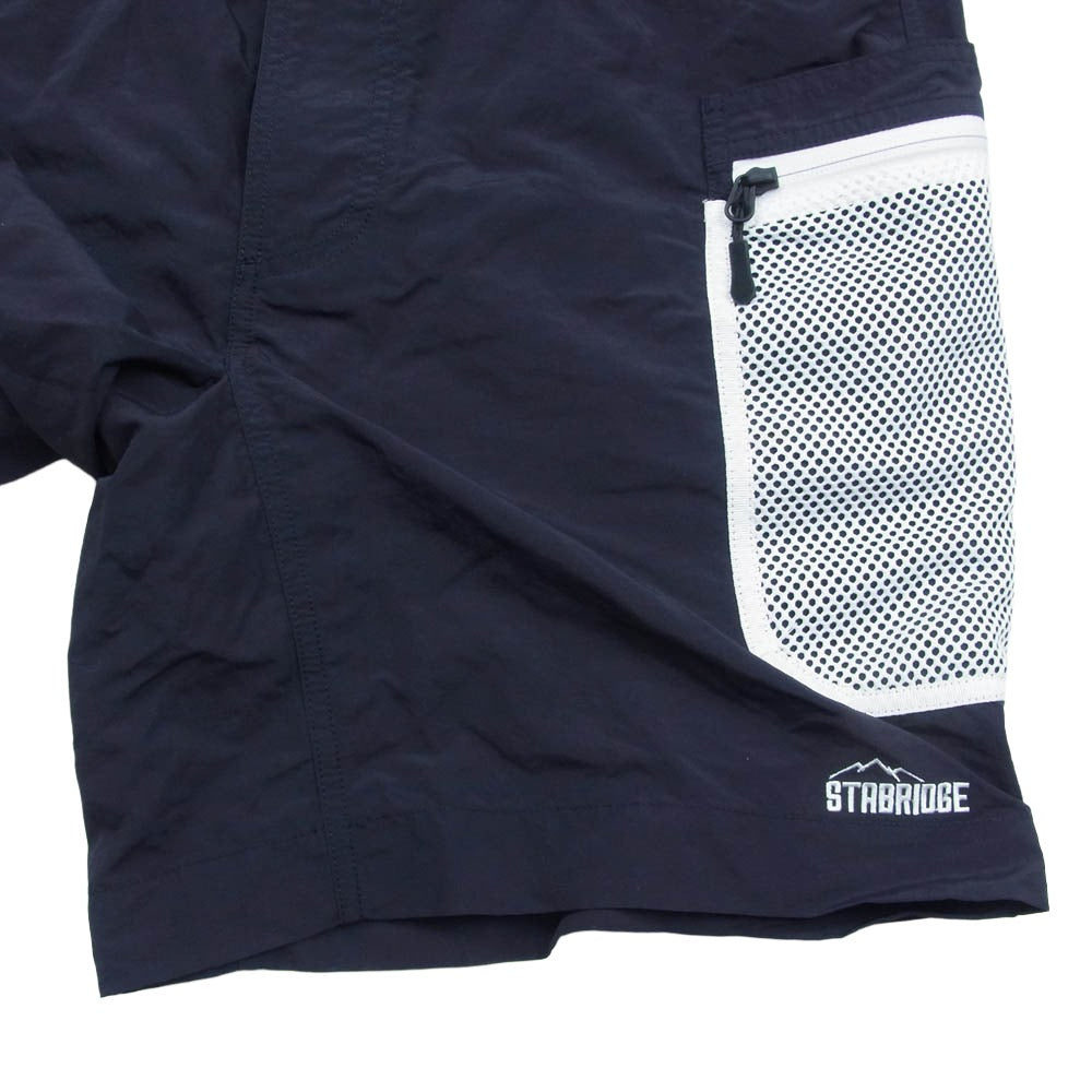 STABRIDGE スタブリッジ GSTB-006 x GRIP SWANY グリップスワニー INNER CITY EXPLORER SHORTS インナーシティ エクスプローラー ショーツ ショートパンツ ネイビー系 M【中古】