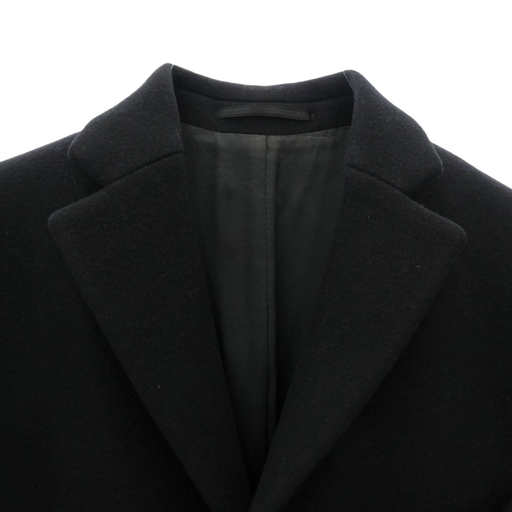 ACNE STUDIOS アクネストゥディオズ 221163 GARRET ウール チェスターコート ブラック系 46【中古】