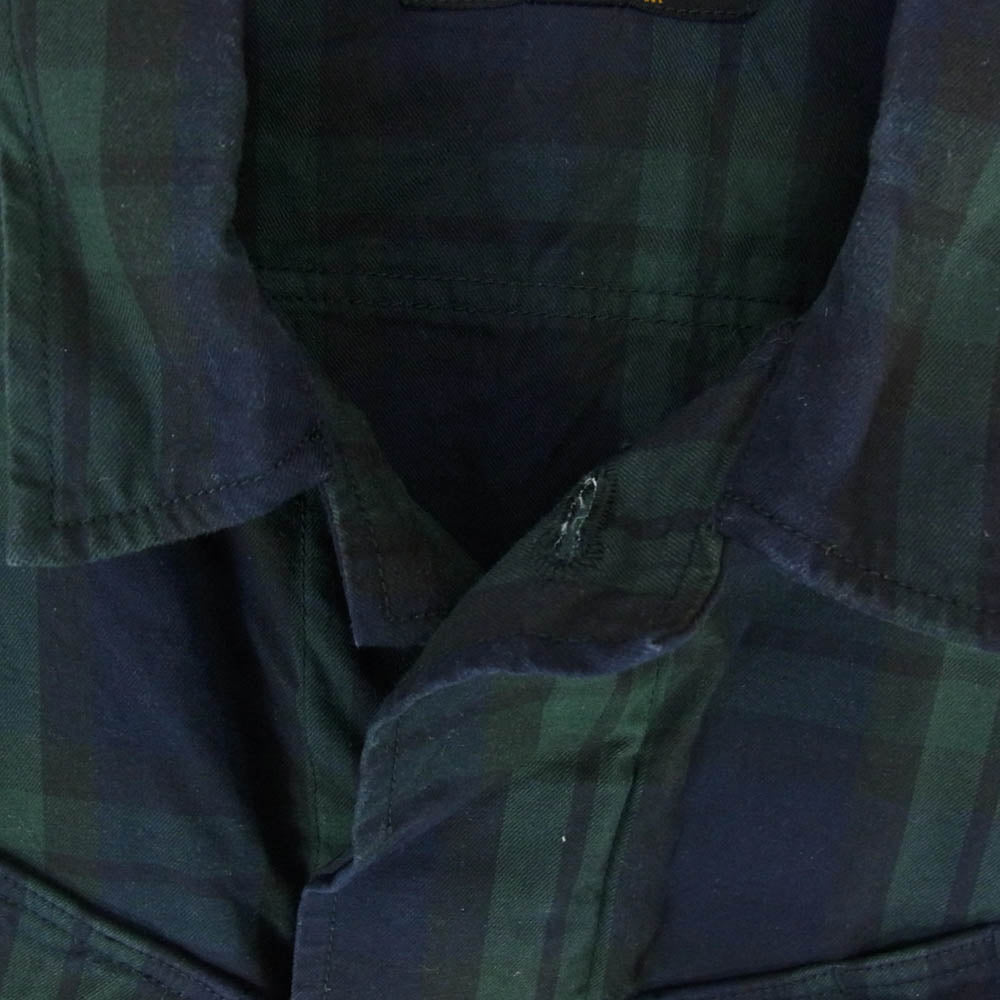 Pherrow's フェローズ JUNGLE FATIGUE JACKET ジャングル ファティーグ シャツ ジャケット ネイビー系 40【中古】