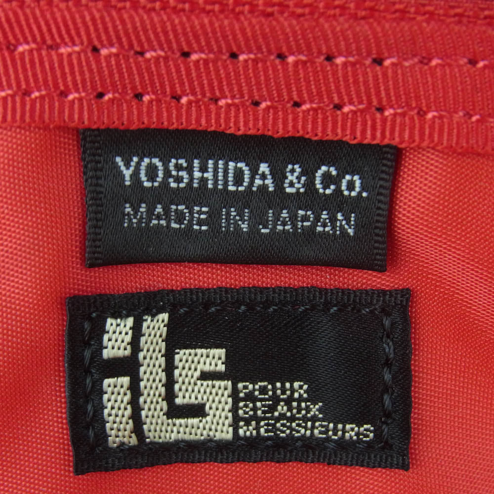 PORTER ポーター ILS L-fine エルファイン 2層式 ショルダーバッグ 日本製 ブラック系【極上美品】【中古】