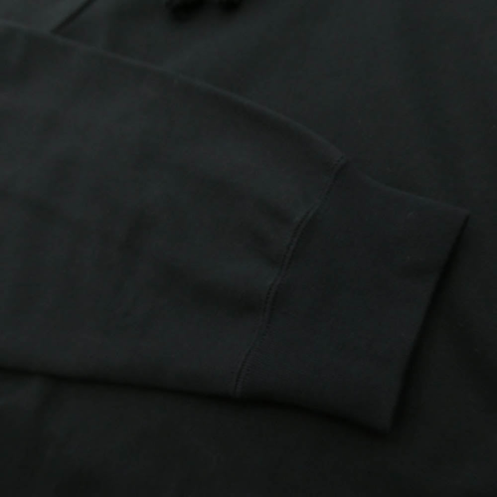 Y-3 Yohji Yamamoto ワイスリー ヨウジヤマモト 25SS JN7131-5-104 U CUTLINE HOODI 3 ストライプ スウェット プルオーバー パーカー フーディー ブラック系 L【新古品】【未使用】【中古】
