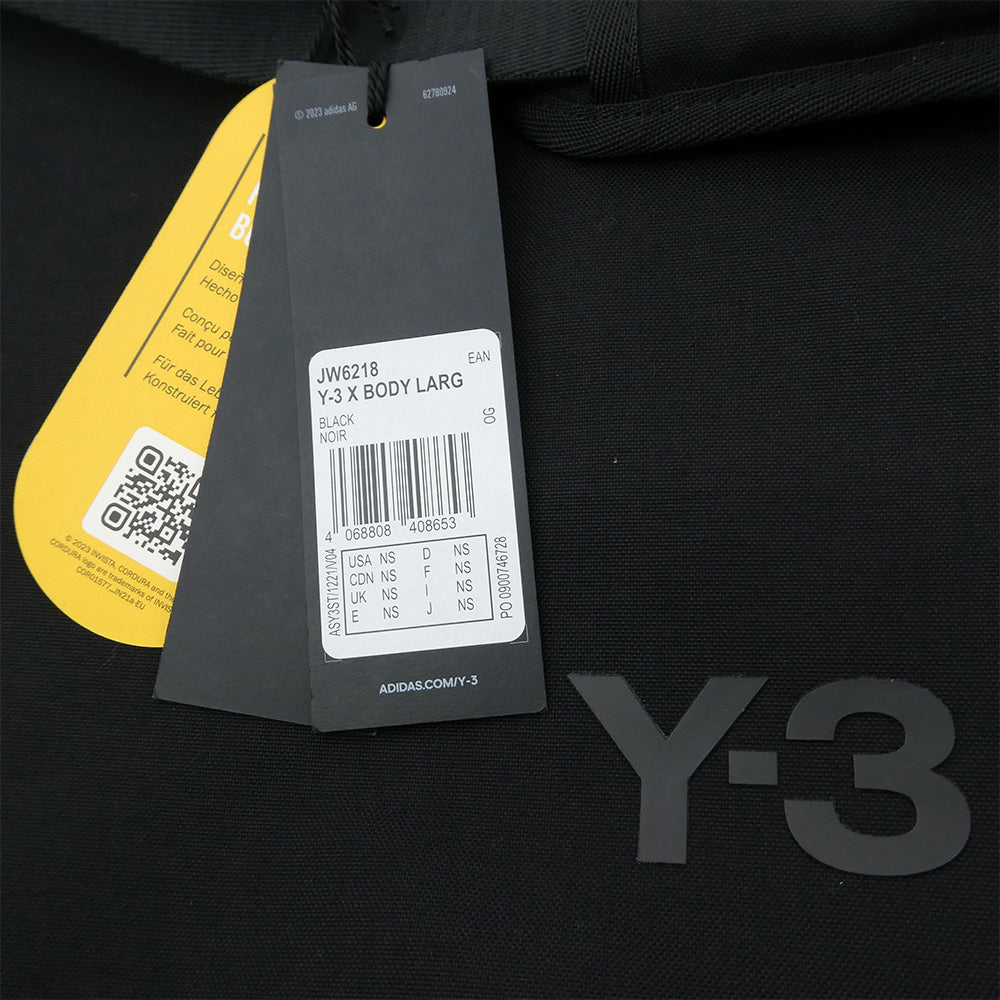 Y-3 Yohji Yamamoto ワイスリー ヨウジヤマモト 25AW JW6218 LARGE CROSSBODY BAG クロスボディ バッグ ロゴ ショルダーバッグ ブラック系【新古品】【未使用】【中古】