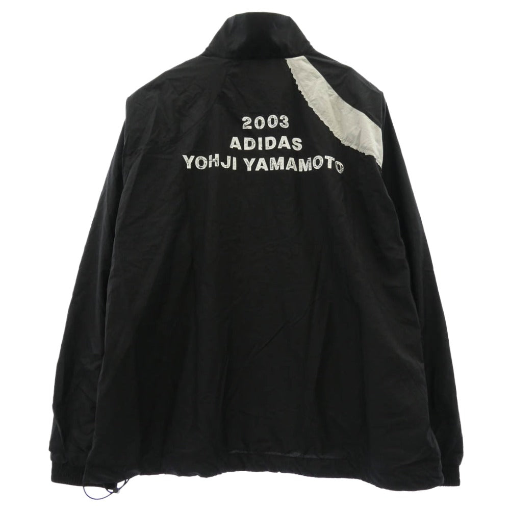 Y-3 Yohji Yamamoto ワイスリー ヨウジヤマモト 26SS KF6027-APPS26 RAW EDGE 3 STRIPES NYLON SHELL JACKET ロウ エッジ 3 ストライプス ナイロン シェル ジャケット ブラック系 L【新古品】【未使用】【中古】