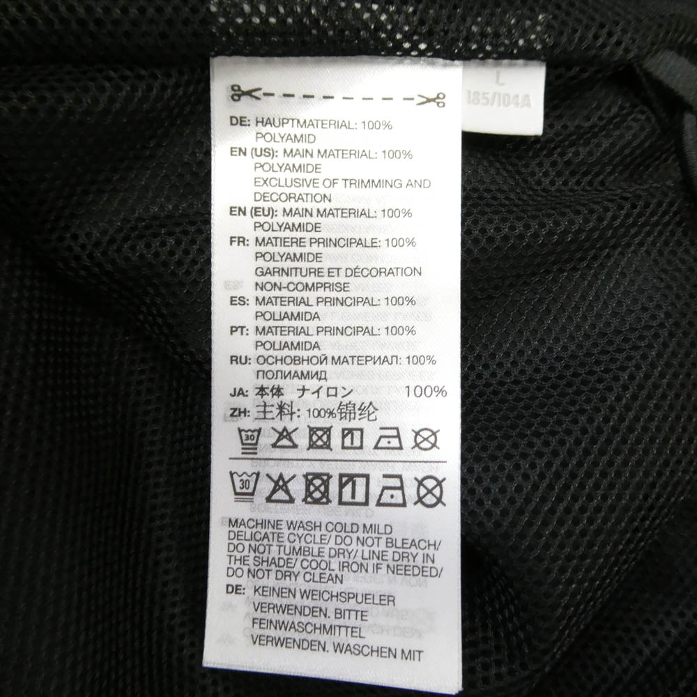 Y-3 Yohji Yamamoto ワイスリー ヨウジヤマモト 26SS KF6027-APPS26 RAW EDGE 3 STRIPES NYLON SHELL JACKET ロウ エッジ 3 ストライプス ナイロン シェル ジャケット ブラック系 L【新古品】【未使用】【中古】