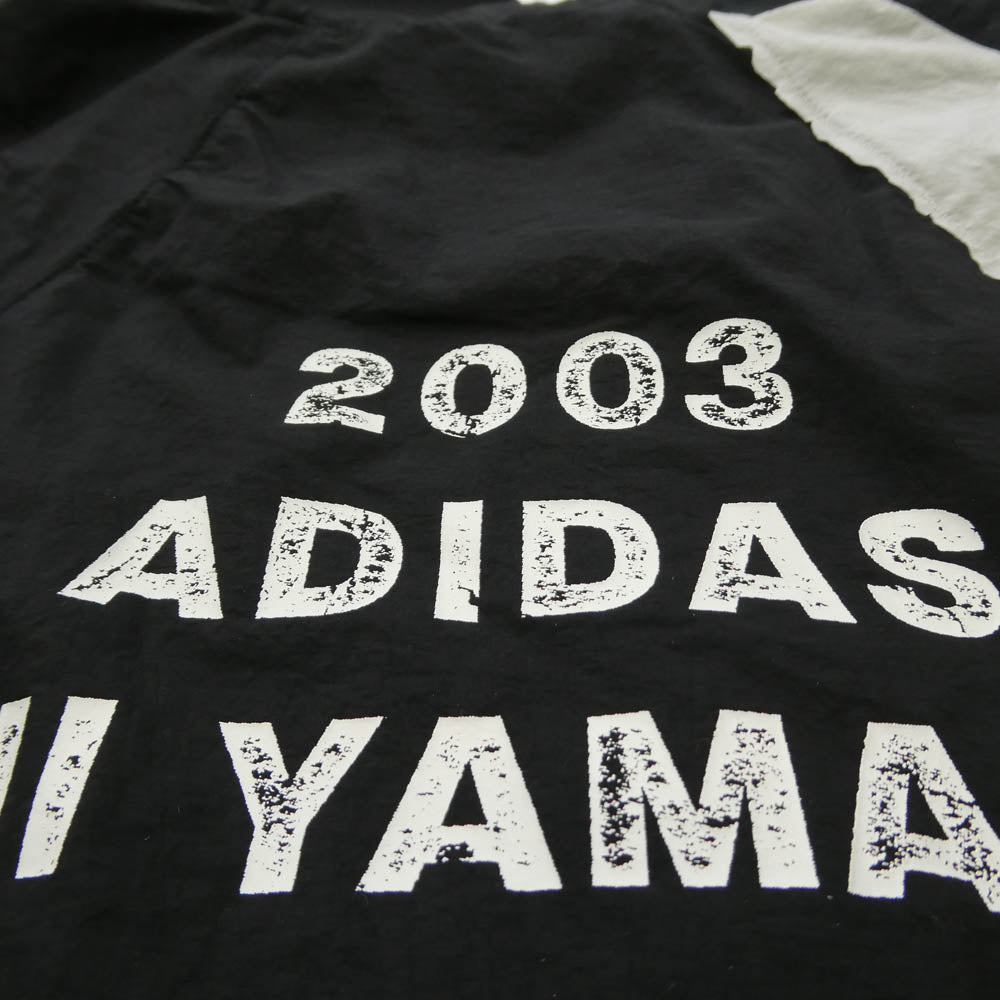 Y-3 Yohji Yamamoto ワイスリー ヨウジヤマモト 26SS KF6027-APPS26 RAW EDGE 3 STRIPES NYLON SHELL JACKET ロウ エッジ 3 ストライプス ナイロン シェル ジャケット ブラック系 L【新古品】【未使用】【中古】