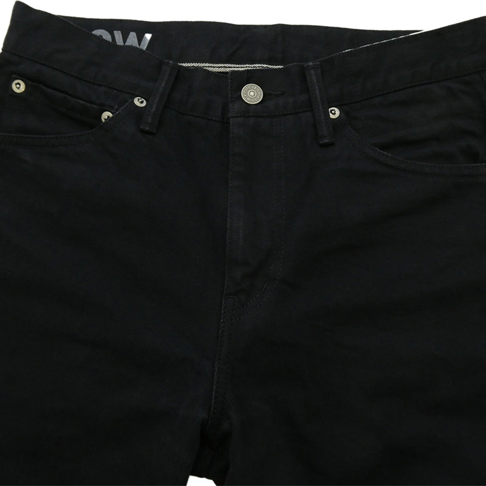 VISVIM ビズビム 24SS 012410500500 SOCIAL SCULPTURE 19 CMYK BLK OW ブラック デニム パンツ ブラック系 W32×L30【中古】