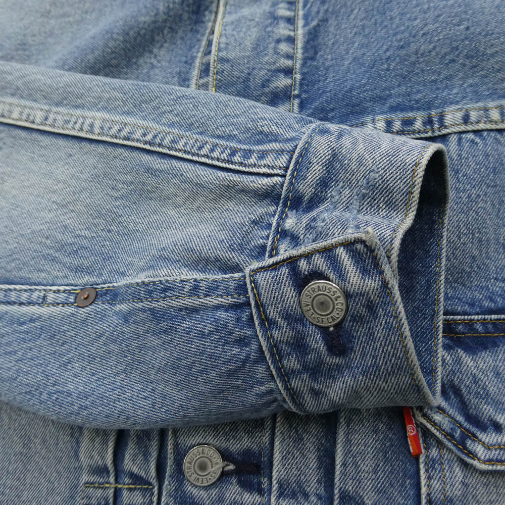 Levi's リーバイス 22SS PC9-A2265-0000 BEAMS別注 SUPER WIDE TRUCKER スーパーワイド デニム トラッカー ジャケット ブルー系 L【中古】