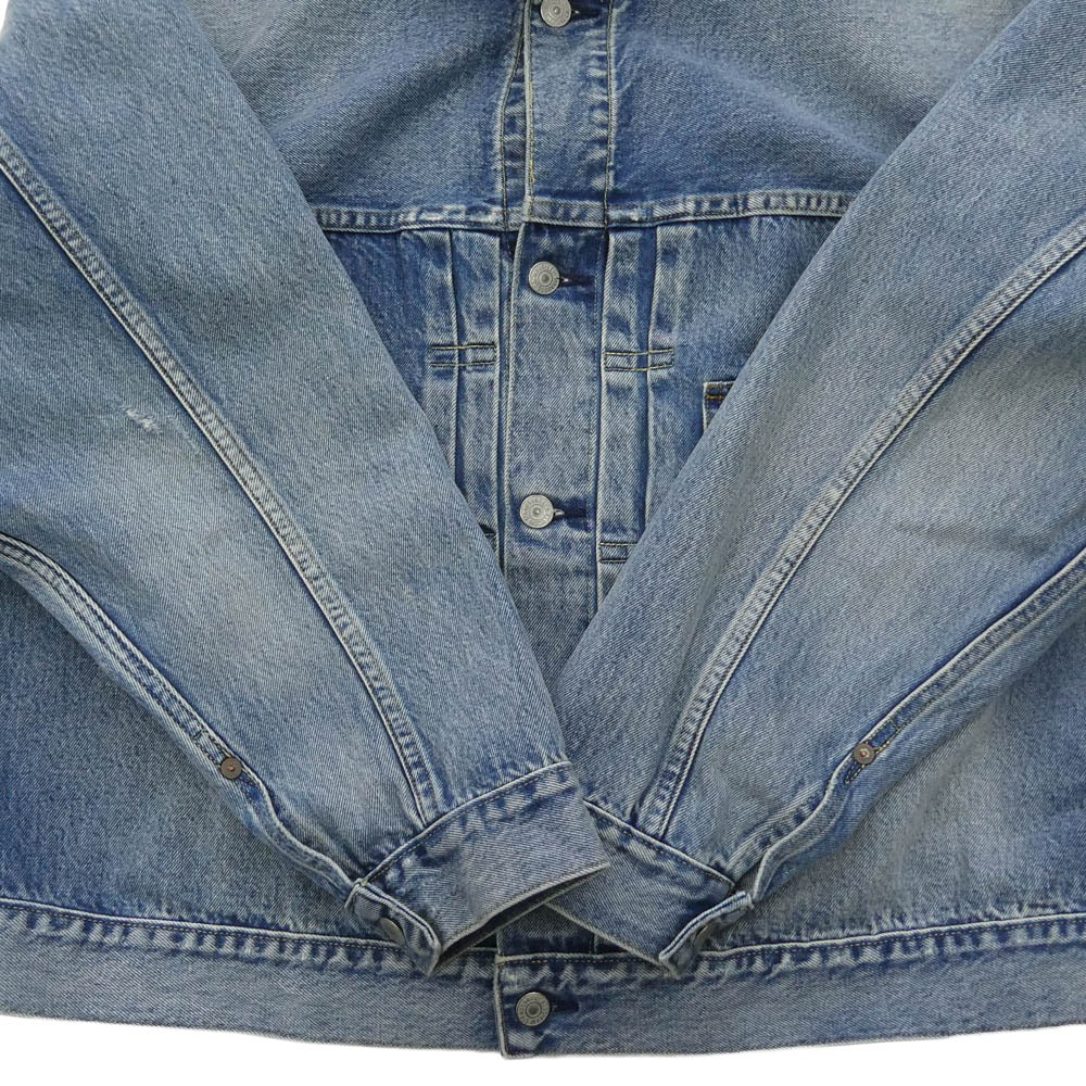 Levi's リーバイス 22SS PC9-A2265-0000 BEAMS別注 SUPER WIDE TRUCKER スーパーワイド デニム トラッカー ジャケット ブルー系 L【中古】