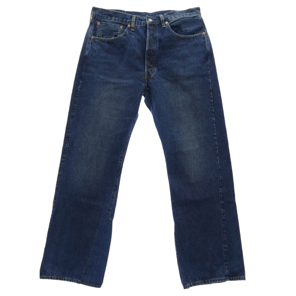 Levi's リーバイス LVC 50155-00 98年 1955モデル 501XX A COMPLETE UNKNOWN Bob Dylan ボブディラン JEANS NEW FRIEND レザーベルト フォト 楽譜付属 デニム パンツ インディゴブルー系 W34【新古品】【未使用】【中古】