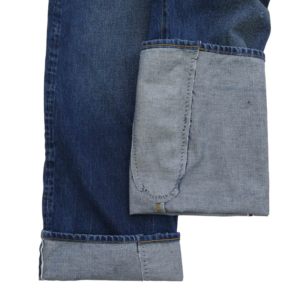 Levi's リーバイス LVC 50155-00 98年 1955モデル 501XX A COMPLETE UNKNOWN Bob Dylan ボブディラン JEANS NEW FRIEND レザーベルト フォト 楽譜付属 デニム パンツ インディゴブルー系 W34【新古品】【未使用】【中古】