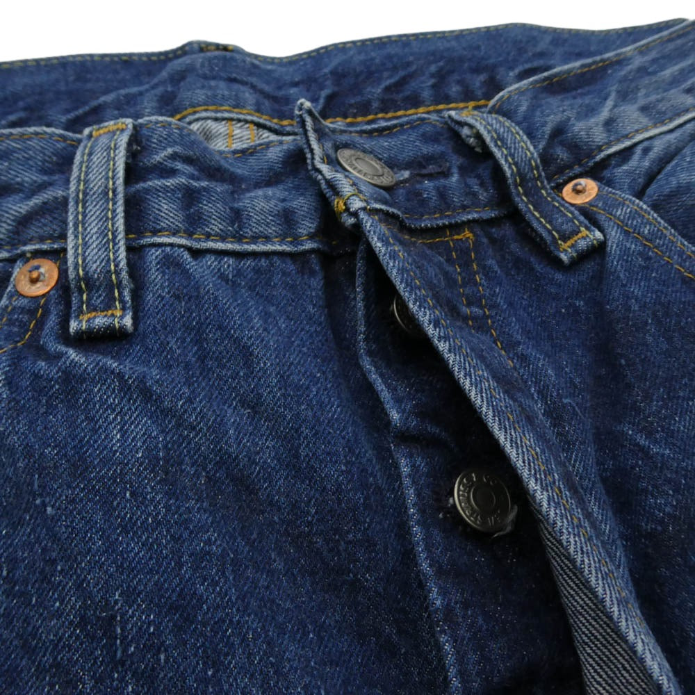 Levi's リーバイス LVC 50155-00 98年 1955モデル 501XX A COMPLETE UNKNOWN Bob Dylan ボブディラン JEANS NEW FRIEND レザーベルト フォト 楽譜付属 デニム パンツ インディゴブルー系 W34【新古品】【未使用】【中古】