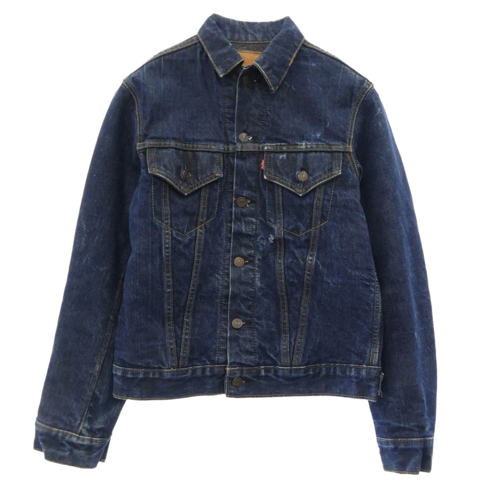 Levi's リーバイス 70s 70505-0317 4th BIG E ブランケット付き ケアタグ トロイタグ デニム ジャケット インディゴブルー系【中古】