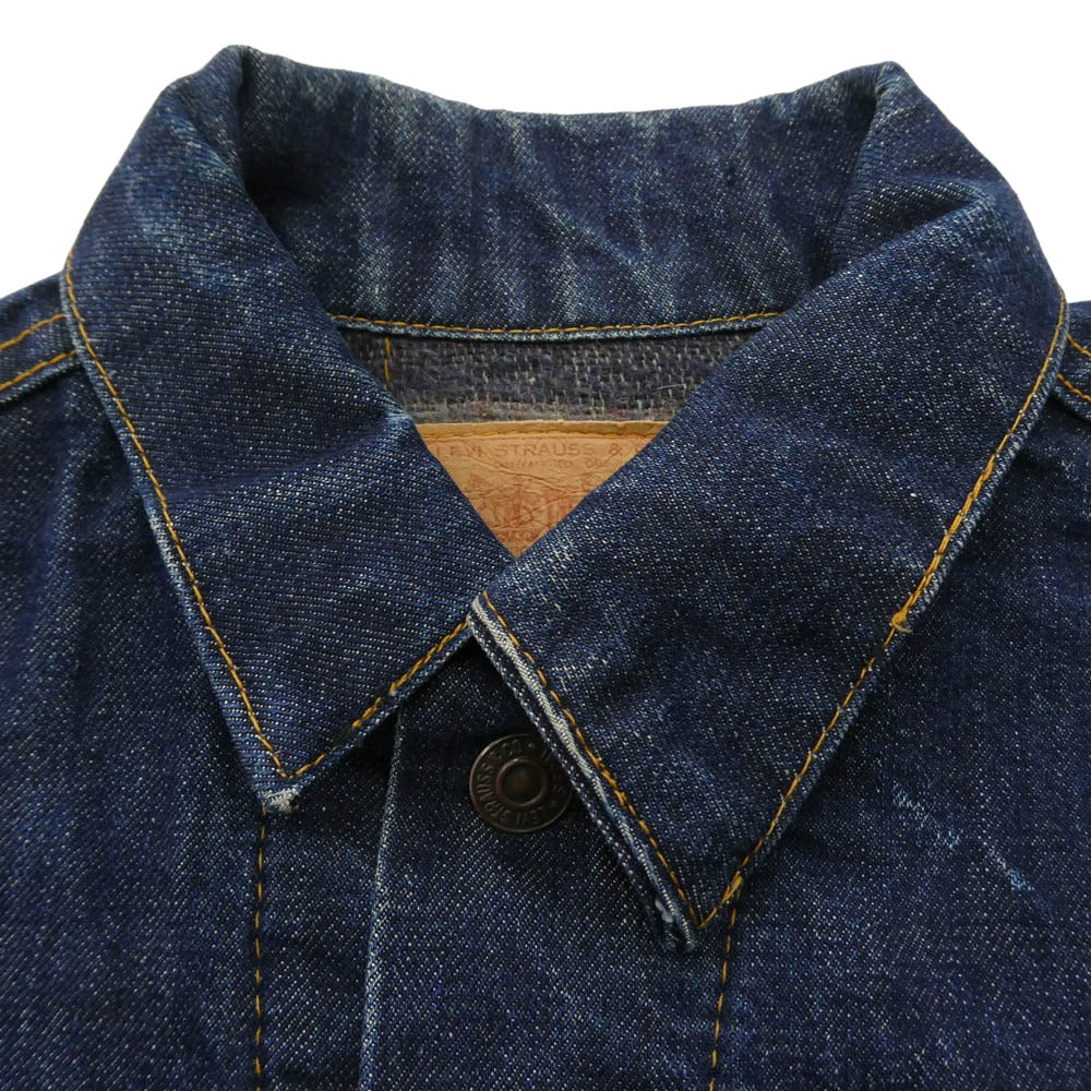 Levi's リーバイス 70s 70505-0317 4th BIG E ブランケット付き ケアタグ トロイタグ デニム ジャケット インディゴブルー系【中古】