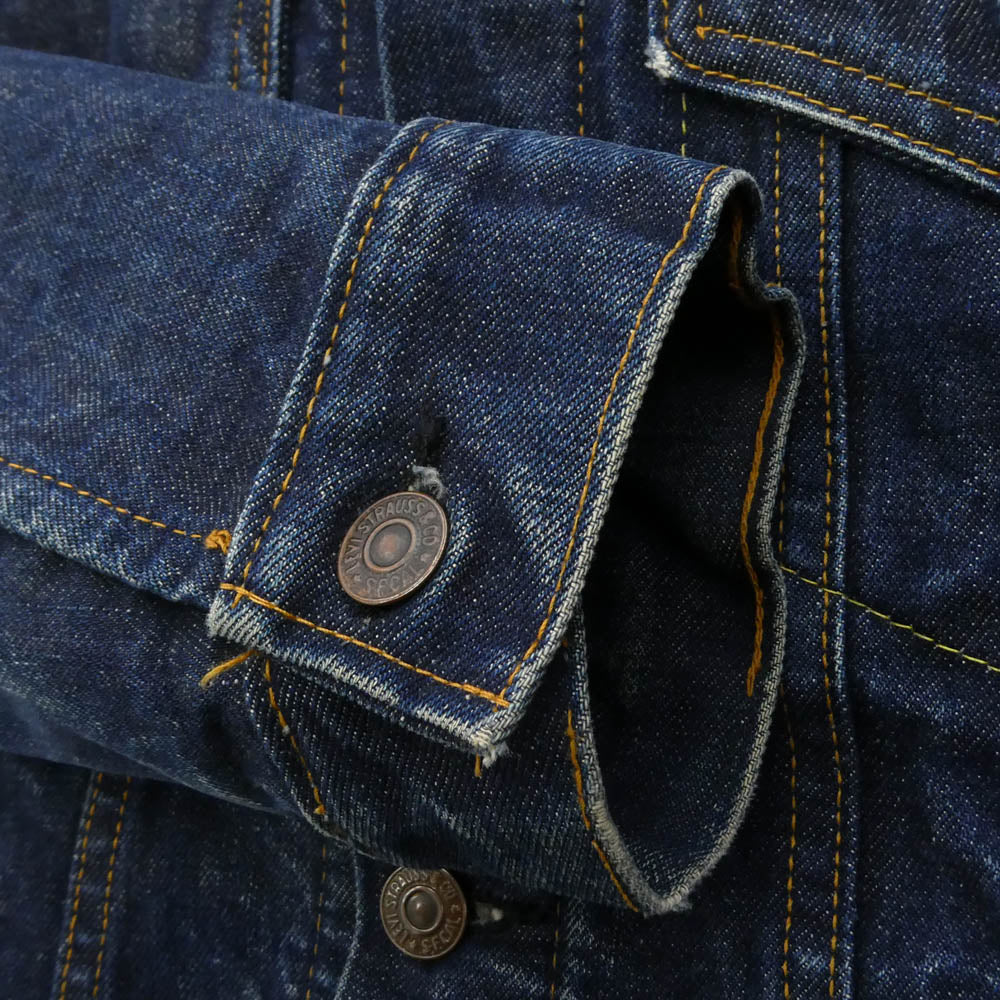 Levi's リーバイス 70s 70505-0317 4th BIG E ブランケット付き ケアタグ トロイタグ デニム ジャケット インディゴブルー系【中古】