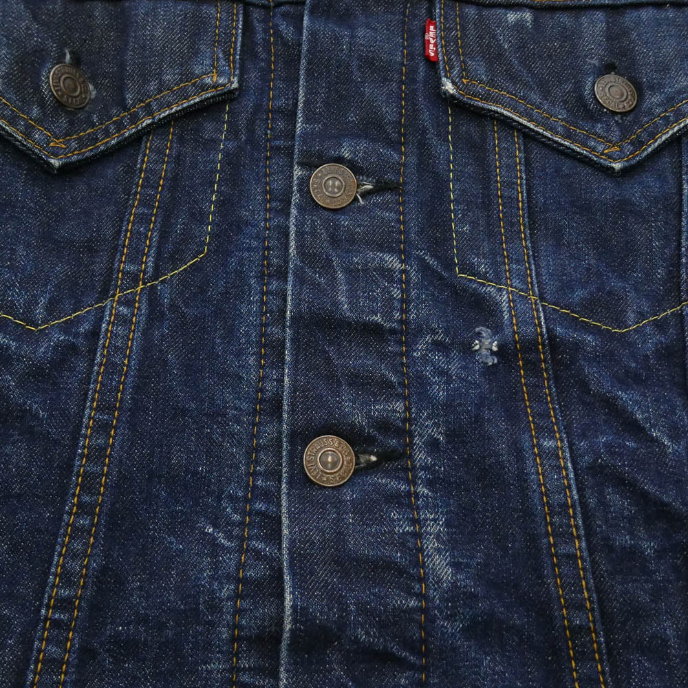 Levi's リーバイス 70s 70505-0317 4th BIG E ブランケット付き ケアタグ トロイタグ デニム ジャケット インディゴブルー系【中古】