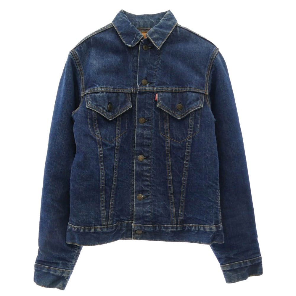 Levi's リーバイス 70s 70505-0317 4th BIG E ブランケット付き ケアタグ トロイタグ デニム ジャケット インディゴブルー系 30【中古】