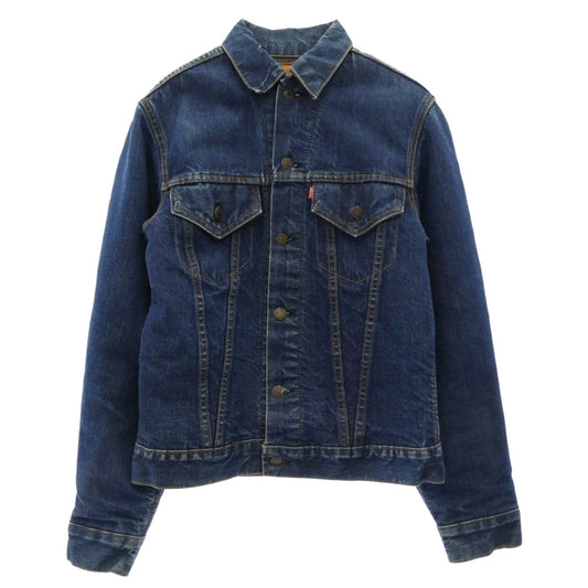 Levi's リーバイス 70s 70505-0317 4th BIG E ブランケット付き ケアタグ トロイタグ デニム ジャケット インディゴブルー系 30【中古】