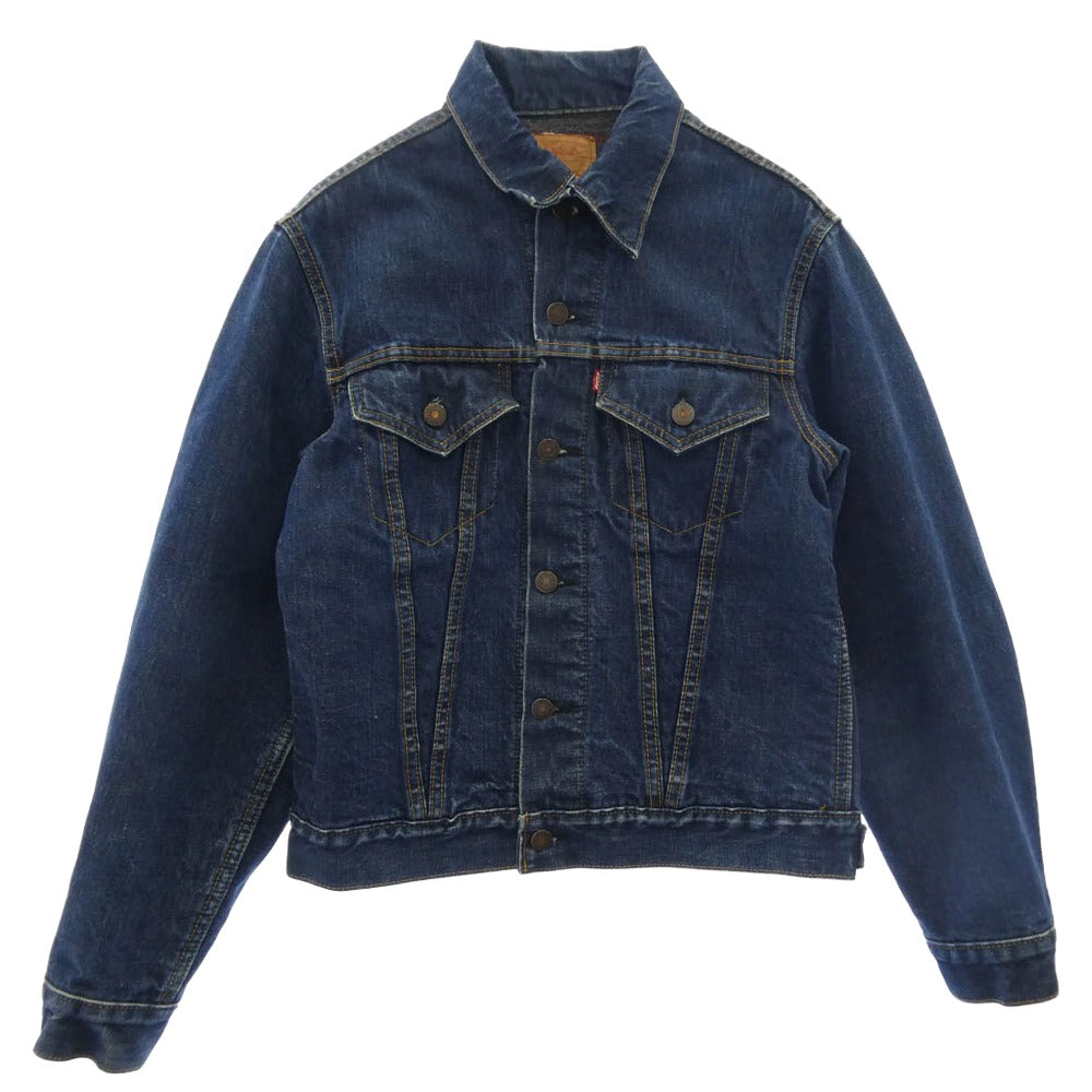 Levi's リーバイス 70s 70505-0317 4th BIG E ブランケット付き ケアタグ デニム ジャケット インディゴブルー系 サイズ表記無し【中古】