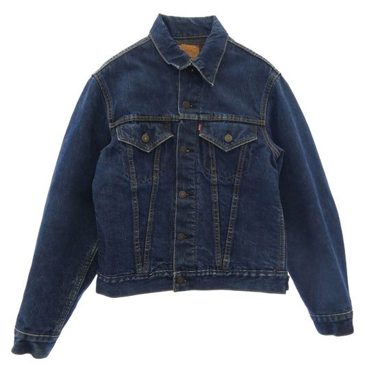 Levi's リーバイス 70s 70505-0317 4th BIG E ブランケット付き ケアタグ デニム ジャケット インディゴブルー系 サイズ表記無し【中古】