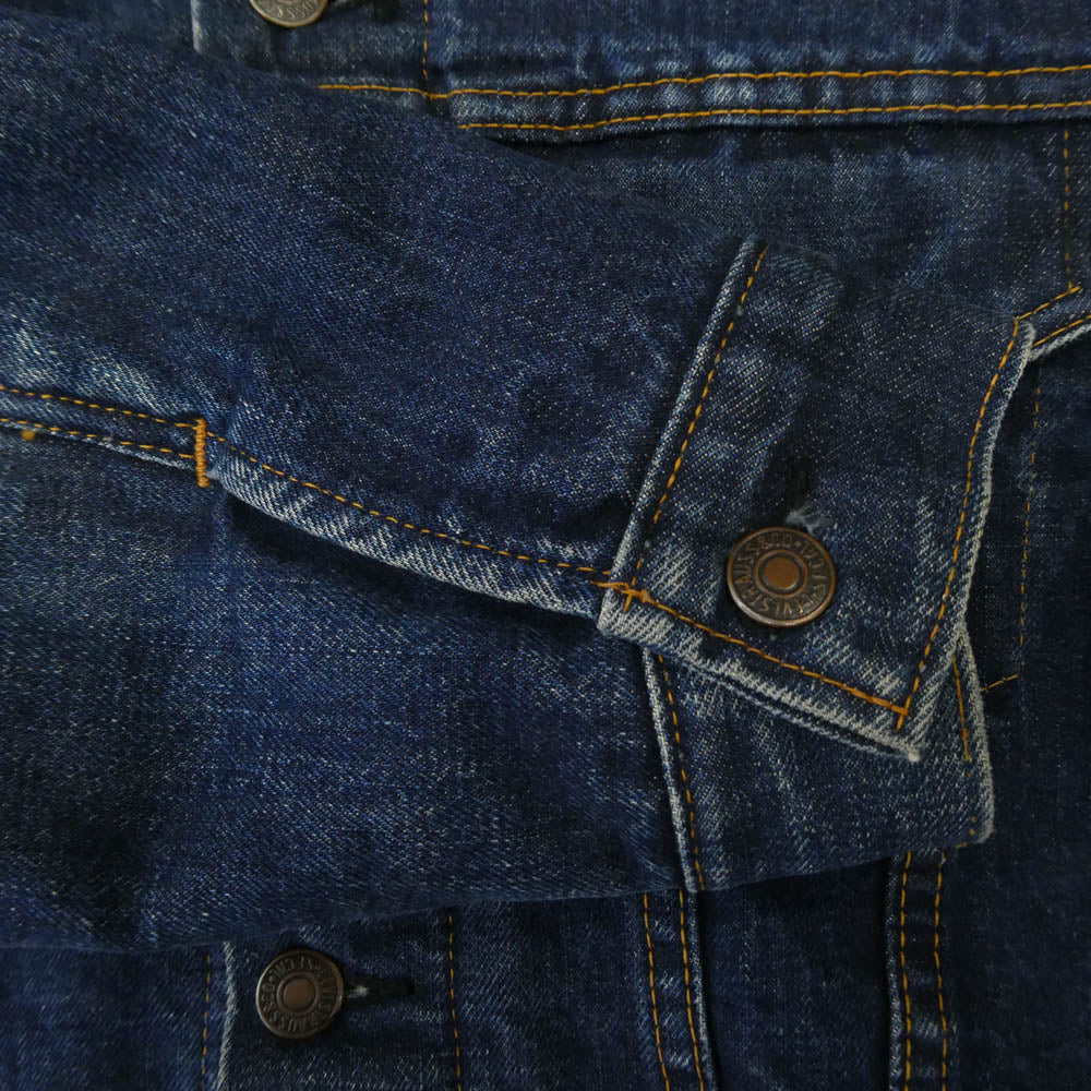Levi's リーバイス 70s 70505-0317 4th BIG E ブランケット付き ケアタグ デニム ジャケット インディゴブルー系 サイズ表記無し【中古】