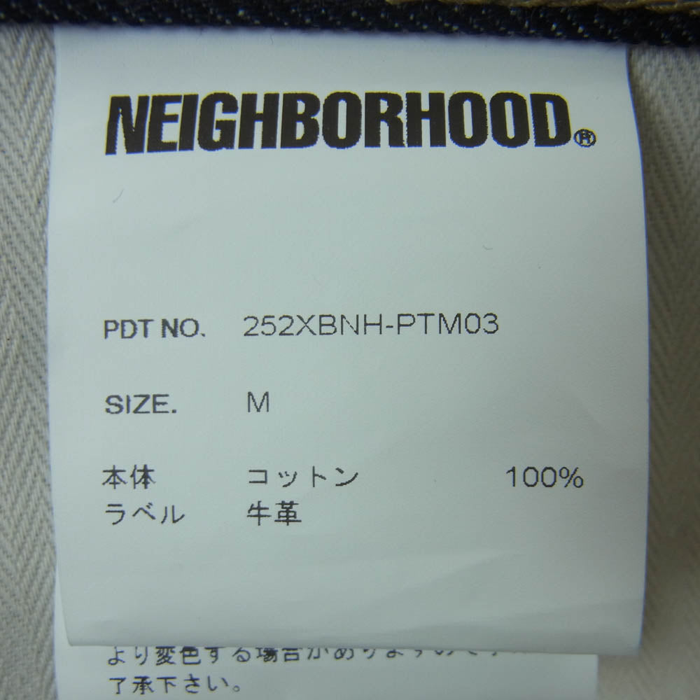 NEIGHBORHOOD ネイバーフッド 25AW 252XBNH-PTM03 RIGID DENIM DP MID PANTS リジット デニム パンツ インディゴブルー系 M【中古】