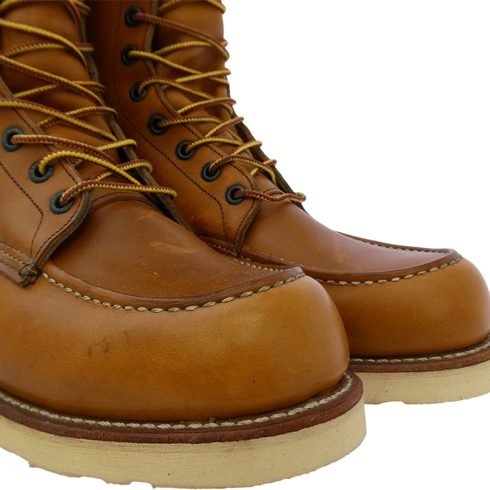 RED WING レッドウィング 877 USA製 8-inch Classic Moc Oro Legacy 8インチ クラシックモック オロレガシー レザー ブーツ ライトブラウン系 26.5cm【中古】