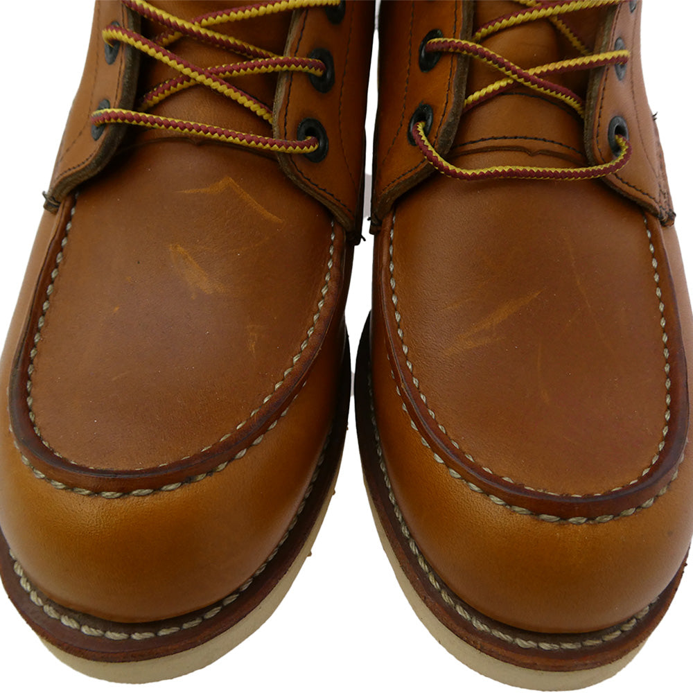 RED WING レッドウィング 877 USA製 8-inch Classic Moc Oro Legacy 8インチ クラシックモック オロレガシー レザー ブーツ ライトブラウン系 26.5cm【中古】