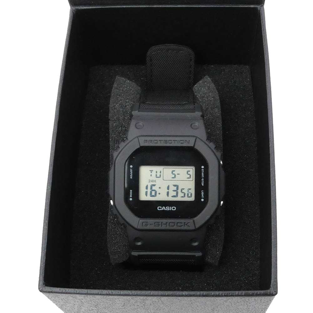 CASIO G-SHOCK カシオ ジーショック DW-5600BCE-1JF 5600 SERIES Utility black デジタル ウォッチ 腕時計 ブラック系【中古】