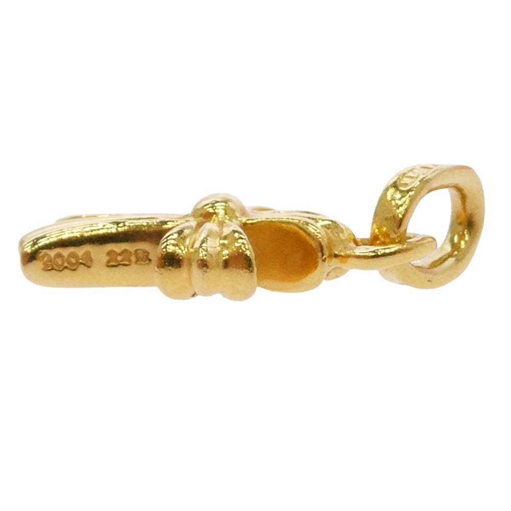 CHROME HEARTS クロムハーツ（原本無） 22K CRS BBYFAT P DMND ベイビーファット PAVEダイヤ チャーム ペンダント トップ ゴールド系【中古】