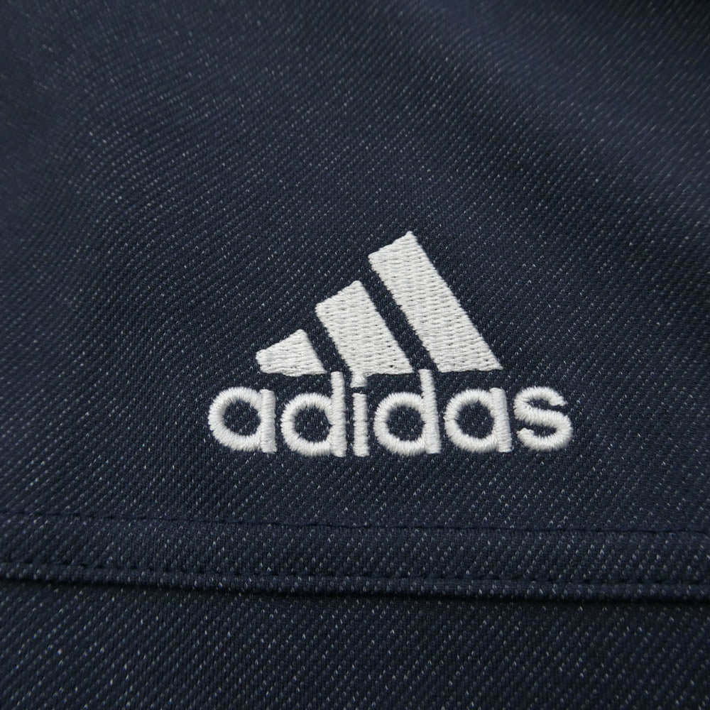 adidas アディダス IK7363 24/7 AEROREADY レギュラーフィット デニム トラックジャケット ネイビー系 XL【中古】