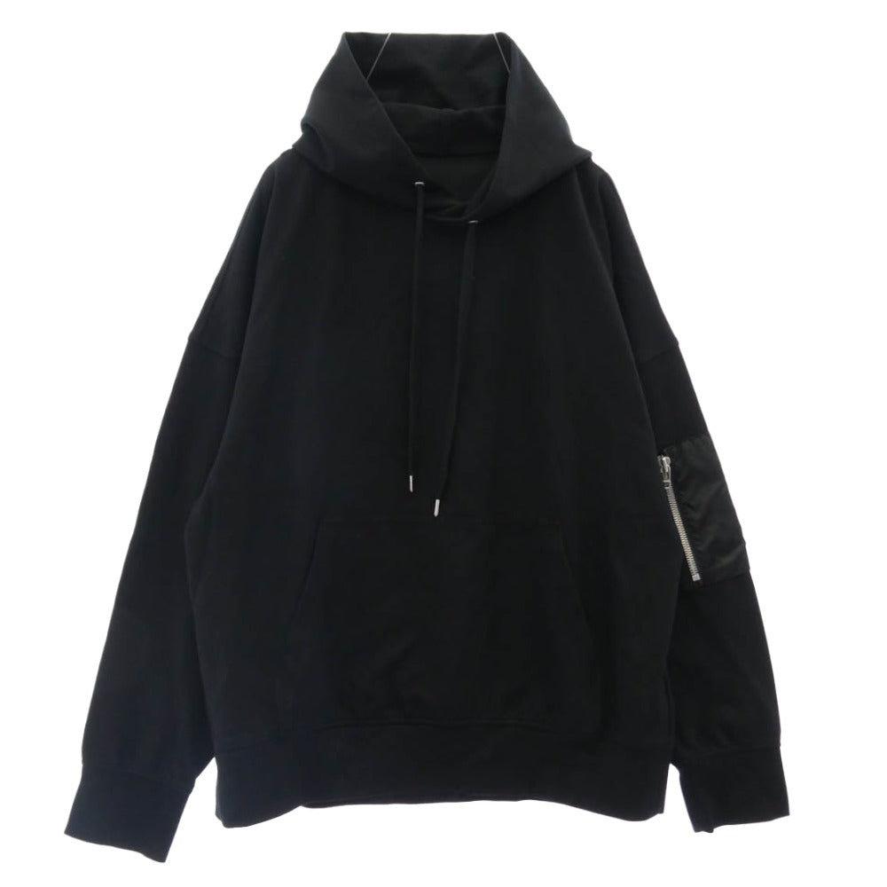 リサウンド クロージング RC25-C-005 MILITARY POCKET LOOSE HOODIE ミリタリーポケット プルオーバーパーカー ブラック系 2【中古】