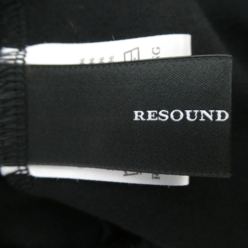 リサウンド クロージング RC25-C-005 MILITARY POCKET LOOSE HOODIE ミリタリーポケット プルオーバーパーカー ブラック系 2【中古】
