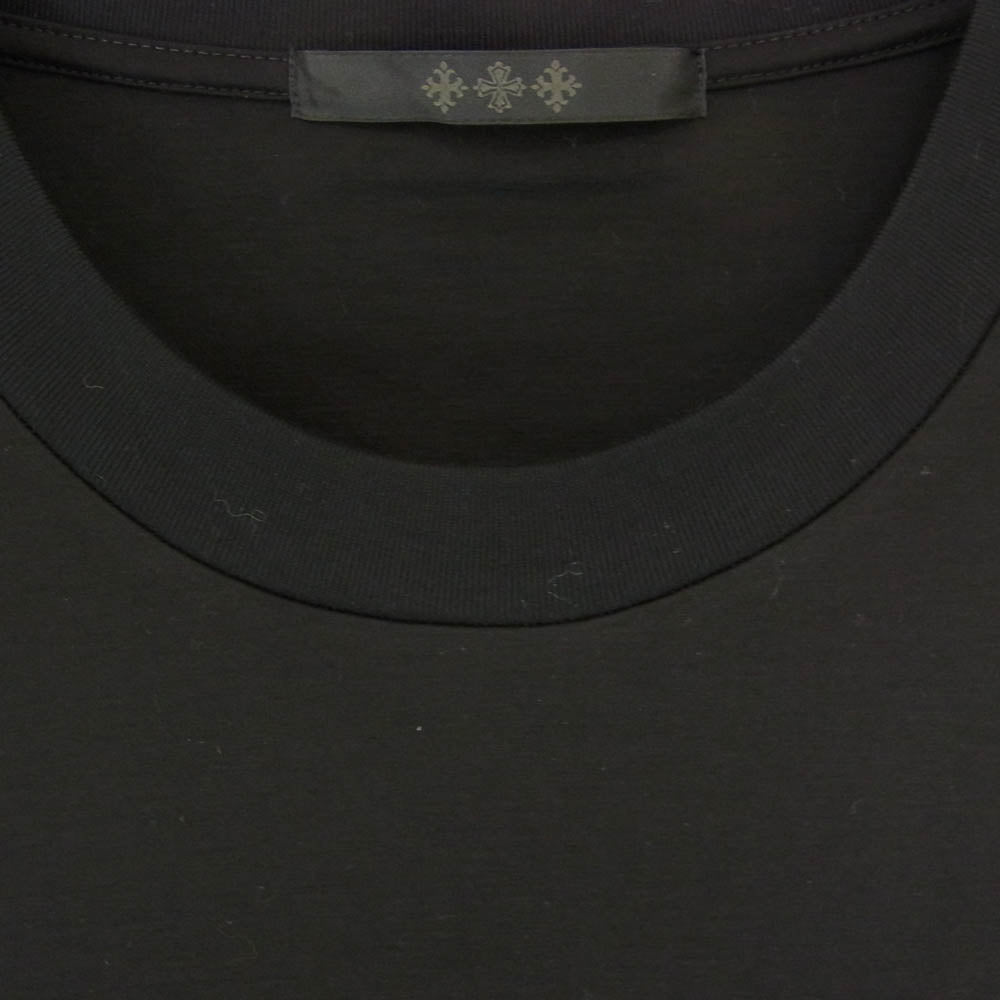 TATRAS タトラス MTLA24S8008-M VENTO 素材切替 ポケット Tシャツ 半袖カットソー ブラック系 2【中古】