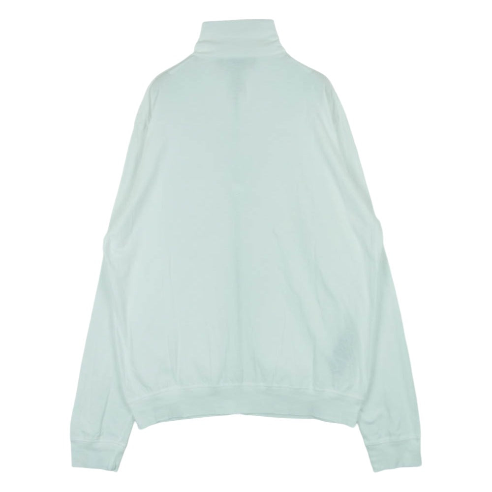 DSQUARED2 ディースクエアード 23SS S74HG0141 S24321 ZIP SWEATSHIRT ダブルジップ ロゴプリント コットン トラック ジャケット ホワイト系 L【中古】