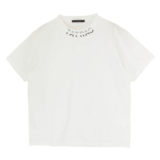 TATRAS タトラス MTKE25S8038-M WANDO ネックロゴプリント Tシャツ 半袖カットソー ホワイト系 3【中古】