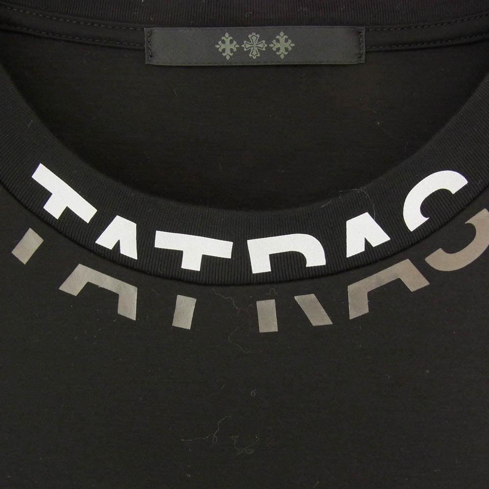 TATRAS タトラス MTKE25S8038-M WANDO ネックロゴプリント Tシャツ 半袖カットソー ブラック系 3【中古】