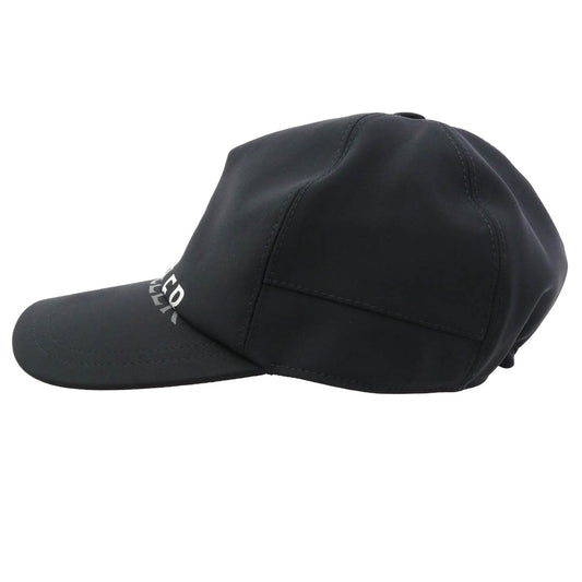 MONCLER モンクレール F20913B72900 539AX モンクレールジャパンタグ BERRETO BASEBALL ロゴプリント ナイロン ベースボール キャップ 帽子 ブラック系【中古】