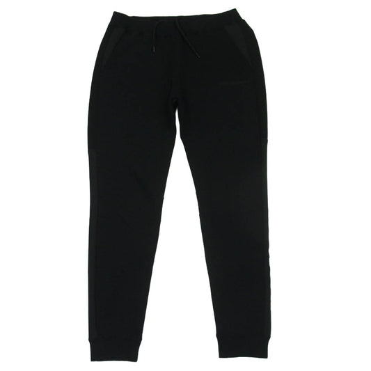 1piu1uguale3 ウノピュウノウグァーレトレ CM005 SPORT COMFORT RIB ロゴプリント リブ パンツ ブラック系 5【中古】