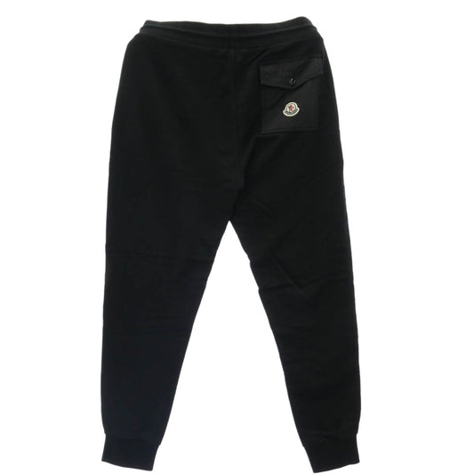 MONCLER モンクレール H10918H00007 809KR モンクレールジャパンタグ PANTALONE ワッペン付 ナイロンポケット スウェット ジョガー パンツ ブラック系 S【中古】
