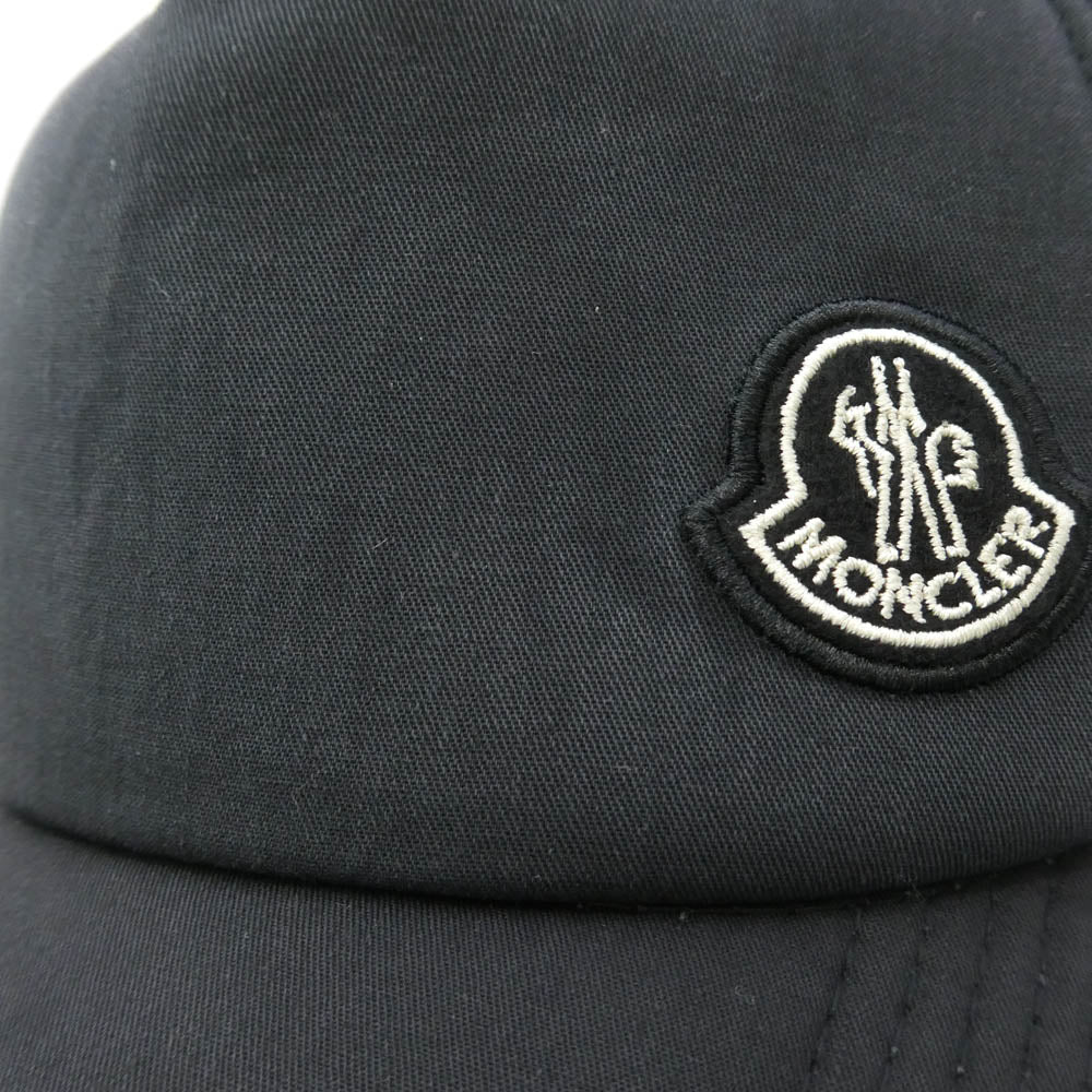 MONCLER モンクレール F20923B71400 54AMN GENIUS 2 ジーニアス モンクレールジャパンタグ BERRETO BASEBALL メッシュ ベースボール キャップ 帽子 ブラック系【中古】