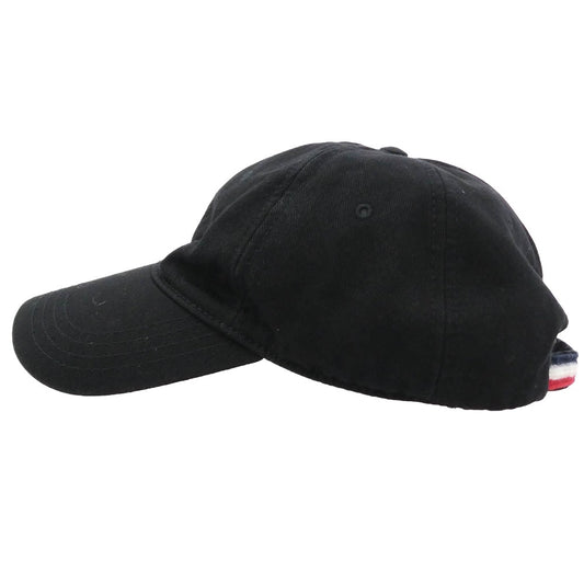 MONCLER モンクレール F10913B70600 V0090 モンクレールジャパンタグ BERRETO BASEBALL ワッペン付 ベースボール キャップ 帽子 ブラック ブラック系【中古】