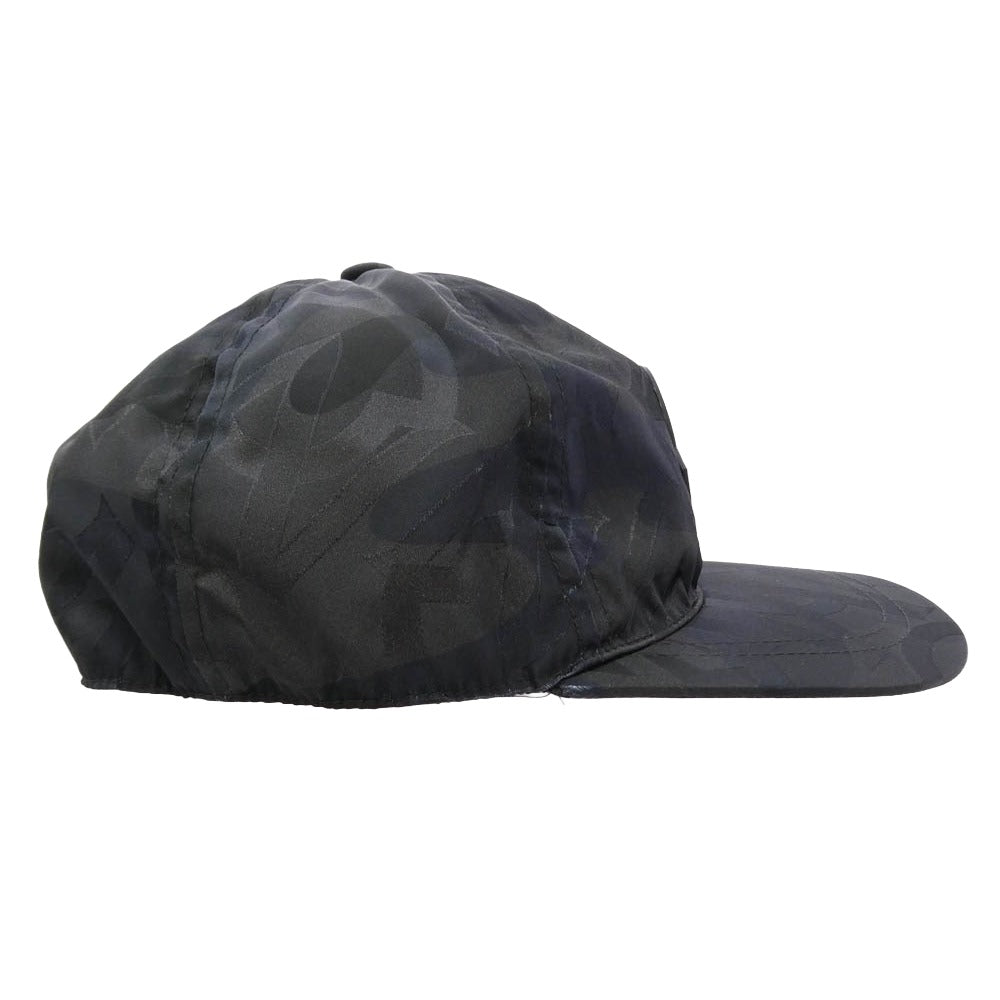 MONCLER モンクレール G10913B77200 53A6Y モンクレールジャパンタグ BERRETO BASEBALL 総柄 ラバーワッペン付 ベースボールキャップ 帽子 ブラック系【中古】 MONCLER モンクレール G10913B77200 53A6Y モンクレールジャパンタグ