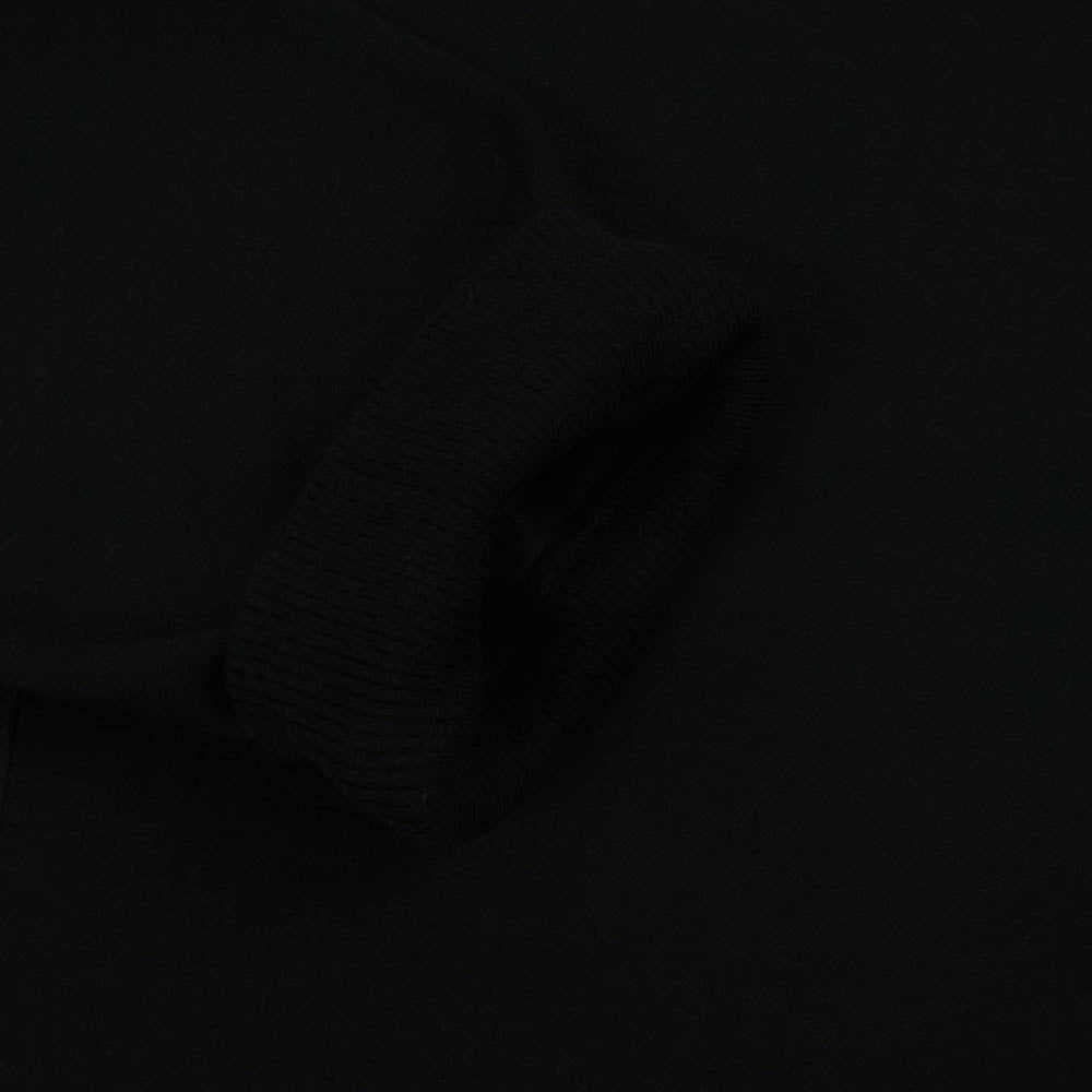 1piu1uguale3 ウノピュウノウグァーレトレ CM001 SPORT COMFORT ZIP UP PARKA 素材切替 ロゴプリント ジップアップ パーカー フーディ ブラック系 5【中古】