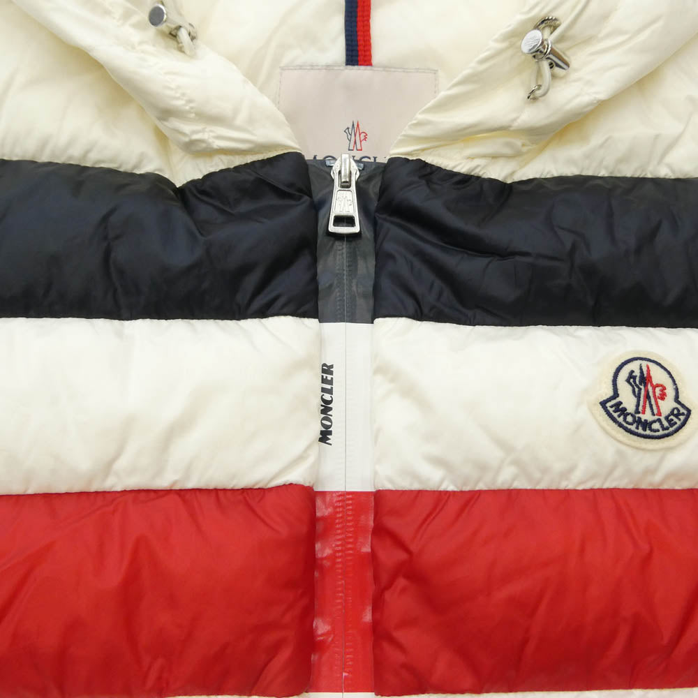 MONCLER モンクレール F10911A1140 C0453 モンクレールジャパンタグ TIMOTHE GILET ワッペン フーデッド ダウンベスト ホワイト系 3【中古】