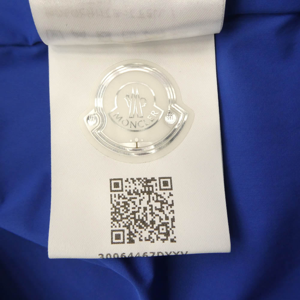 MONCLER モンクレール G10911A75000 54A91 モンクレールジャパンタグ CARLES GIUBBOTTO ラバーロゴワッペン ナイロンジャケット マウンテンパーカー ブルー系 3【中古】