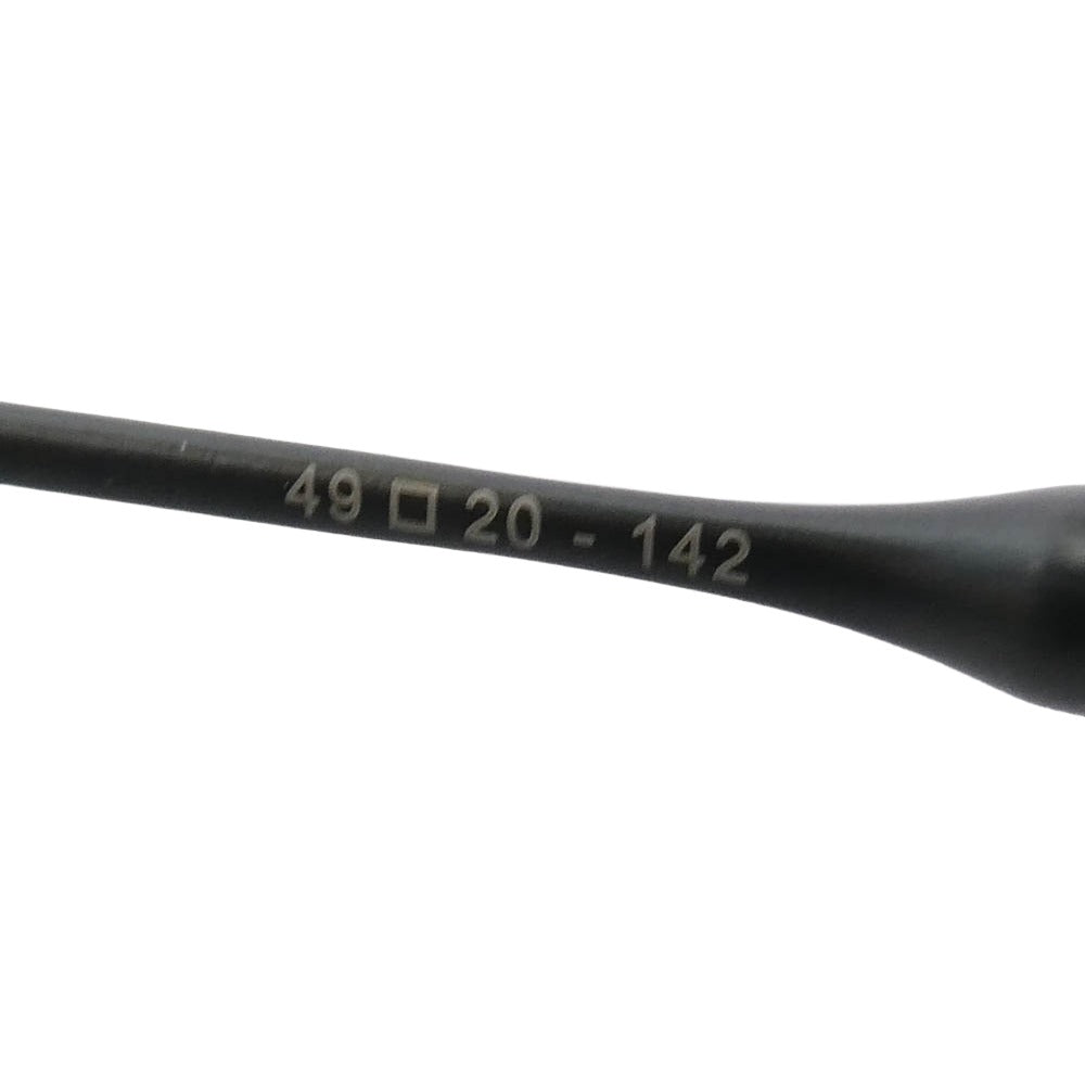 アコニ Kepler 度入り ケプラー ウェリントン 眼鏡 メガネ アイウェア フレーム：ブラック系 49□20-142【美品】【中古】
